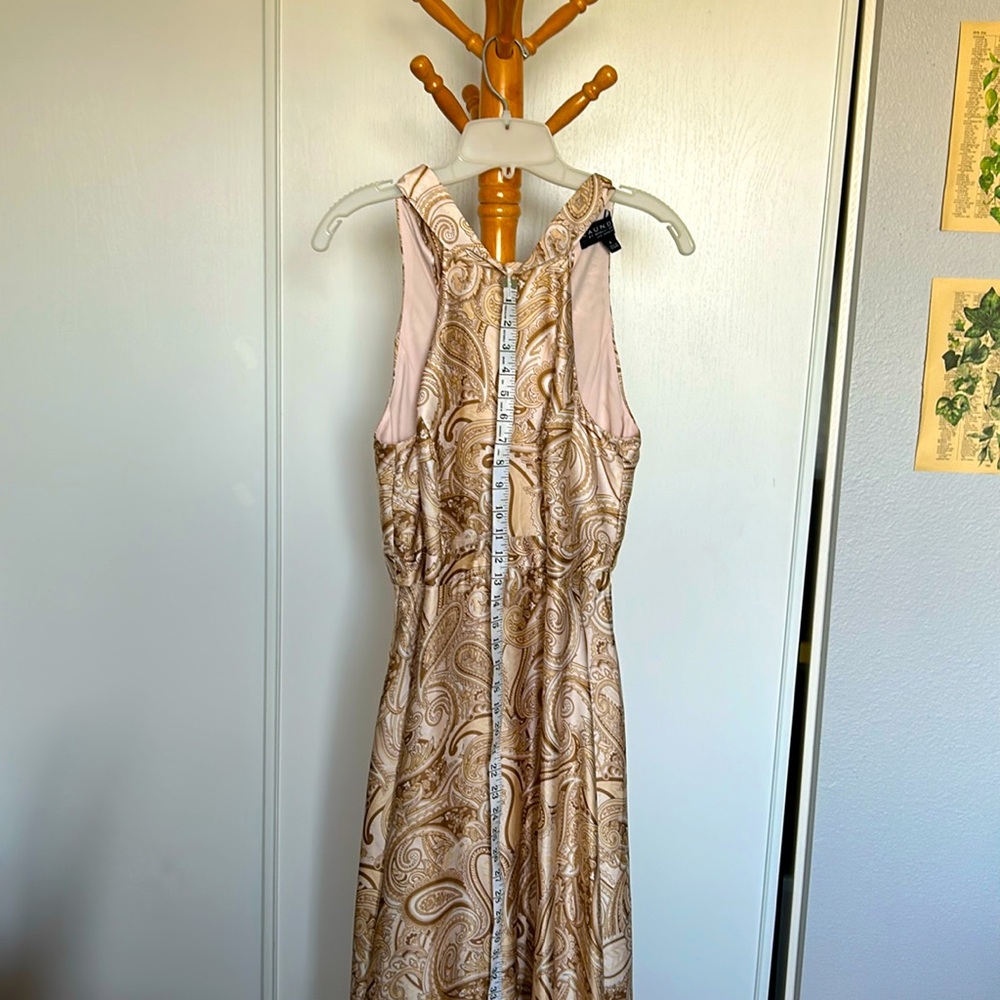 Summer dress ( paisley design) with back 🎀